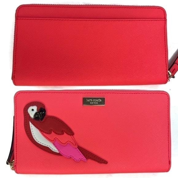 Kate Spade Parrot Talk The Talk Wallet - Picture 2 of 8
